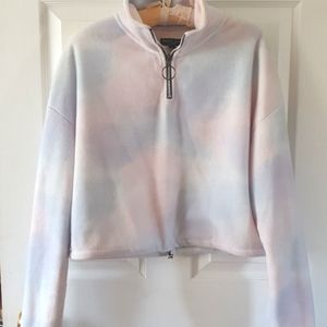 Tie Dye Cropped Fleece